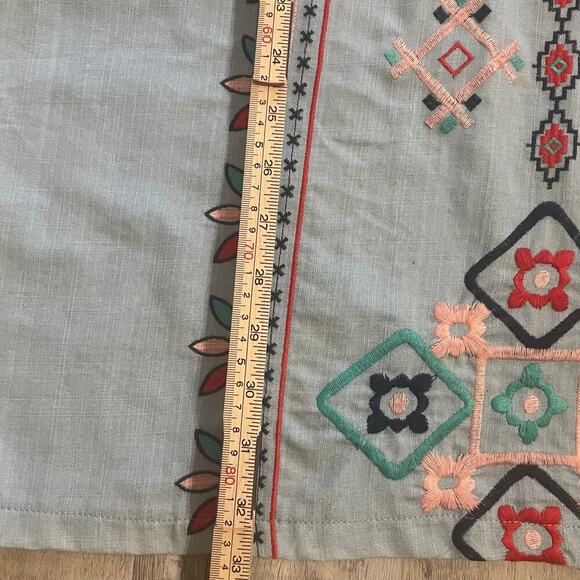 Hayden Los Angeles light blue embroidered Shift Dress size medium - Picture 14 of 16